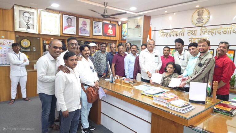 त्र्यंबकेश्वर येथील पत्रकार हल्ल्याचा निषेध : जिल्हाधिकाऱ्यांना निवेदन जिल्हा मराठी पत्रकार संघ व महाराष्ट्र राज्य पत्रकार संघाचा संयुक्तिक पुढाकार